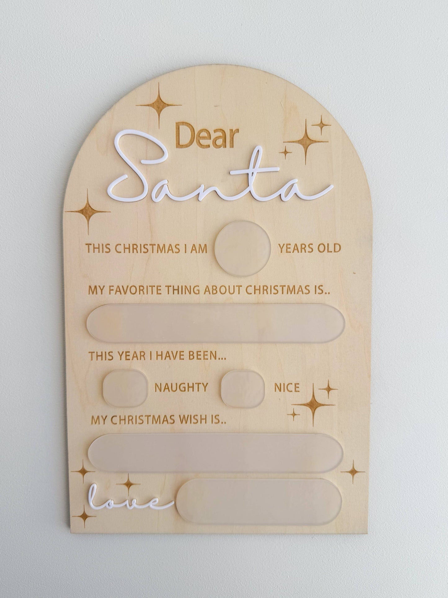 Petite + Co - DEAR SANTA BOARD
