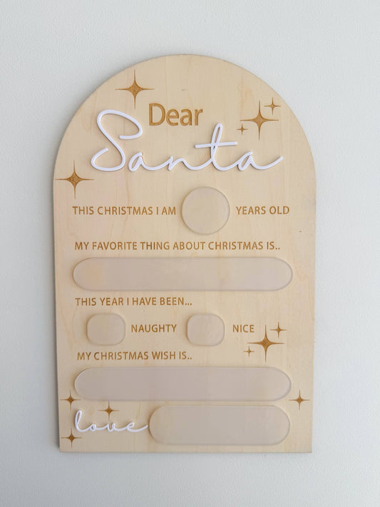 Petite + Co - DEAR SANTA BOARD