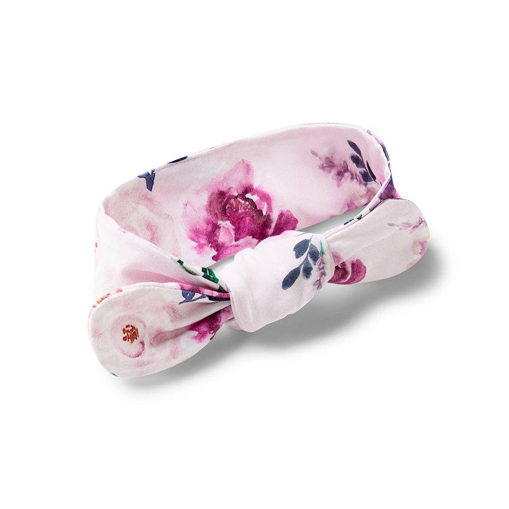 Snuggle Hunny - Floral Kiss Organic Topknot