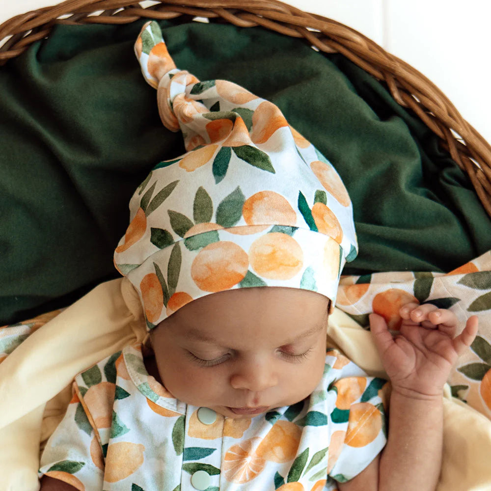 Snuggle Hunny - Citrus Squeeze Organic Knotted Beanie