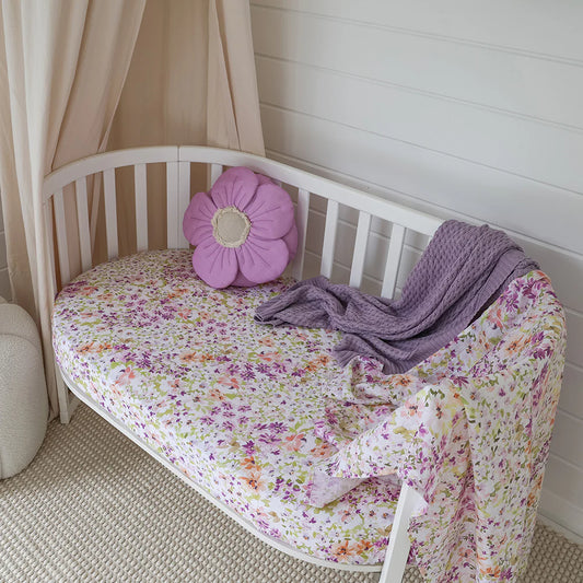 Snuggle Hunny - Isla Organic Fitted Cot Sheet