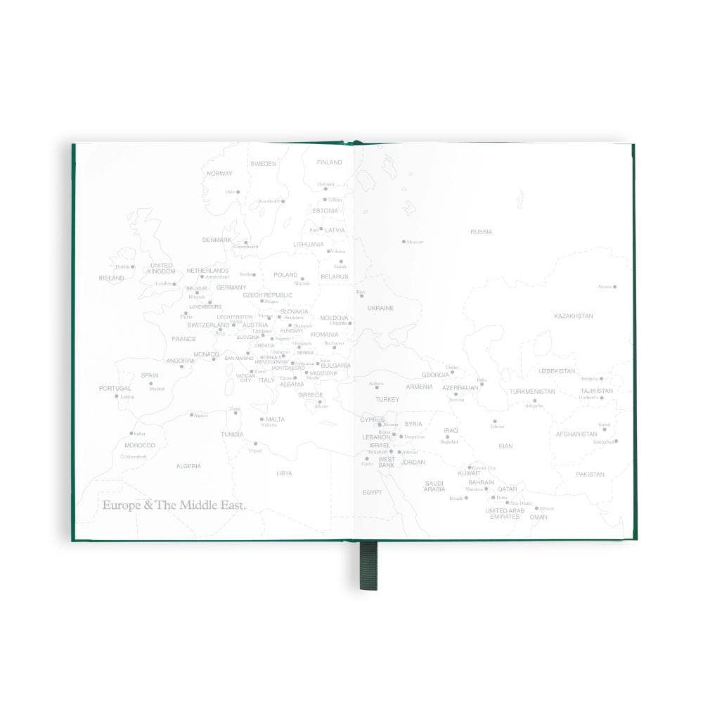 Fox & Fallow - The Traveller Mini Travel Diary - Forest Green