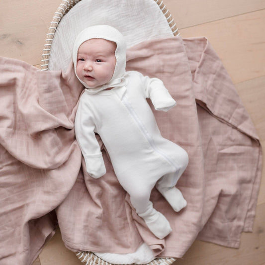 Zoe Sage - Organic Cotton Muslin Swaddle Wrap 120cm | Sunset