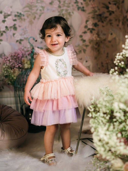 Fleur Harris - 'Unicorn Dream' Signature Tutu Dress - Baby - Rainbow