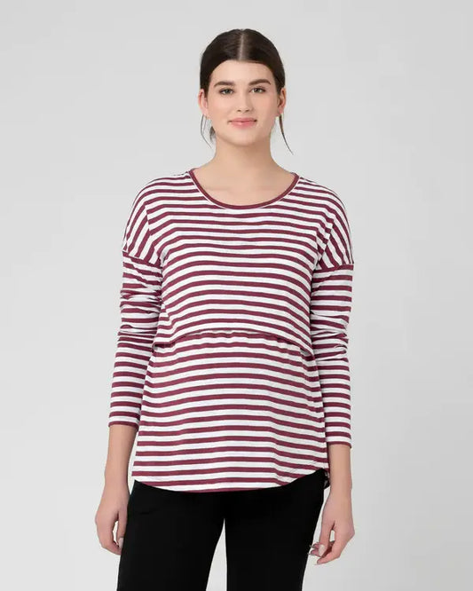 Ripe Maternity - Lionel Long Sleeve Nursing Tee