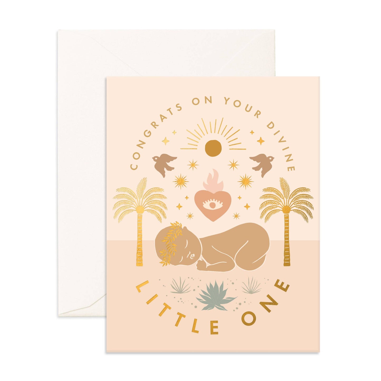 Fox & Fallow - Divine Little One Greeting Card
