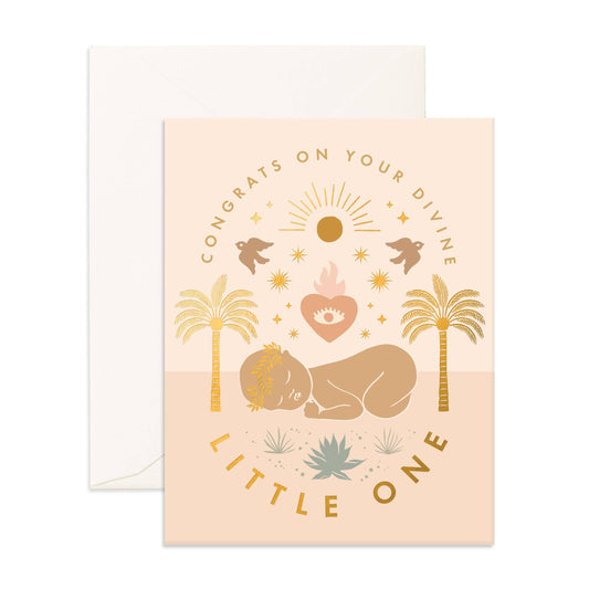 Fox & Fallow - Divine Little One Greeting Card