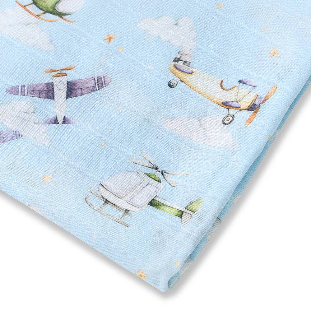 Snuggle Hunny - Taking Flight Organic Muslin Wrap