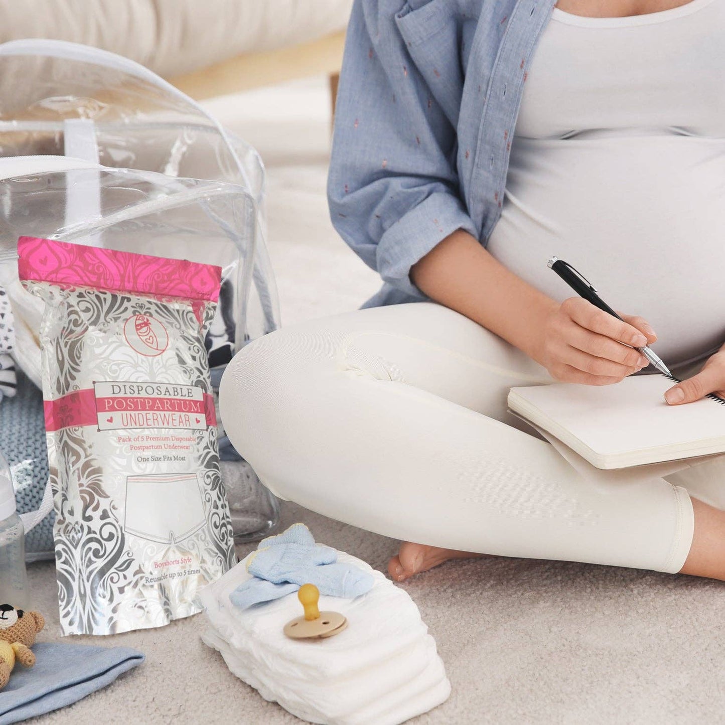 Ninja Mama - Disposable Postpartum Underwear 5 Pack (Without Pad)