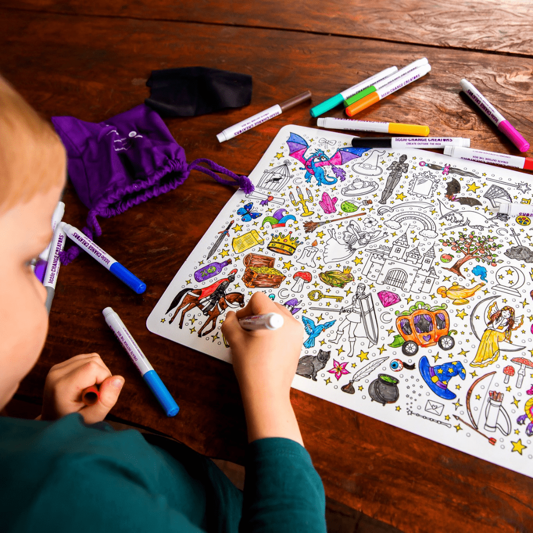 Little Change Creators - SPELLBOUND | Re-FUN-able™ Children's Colouring Set