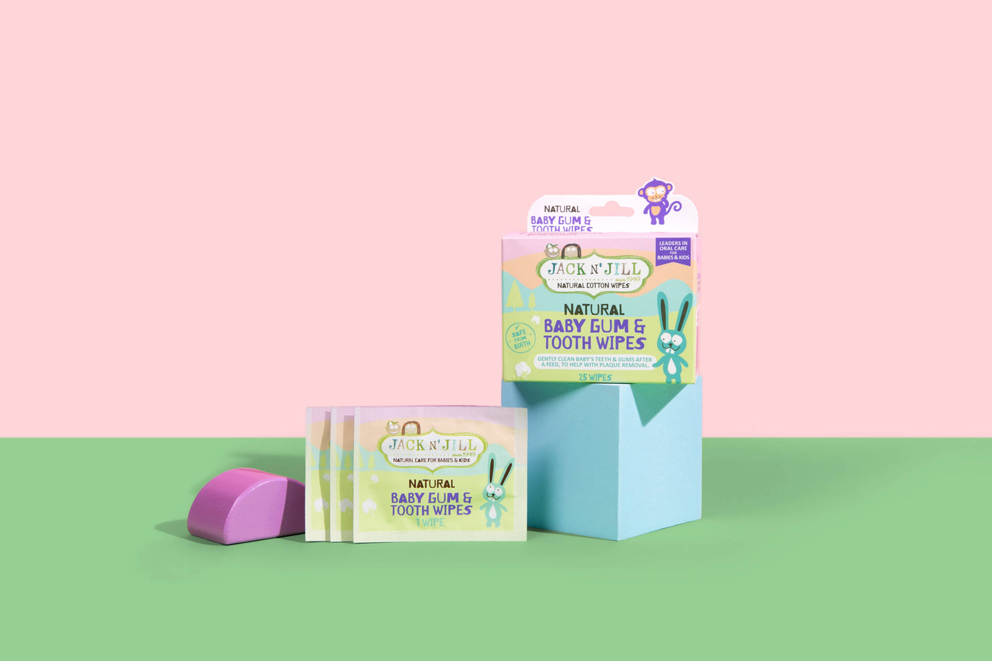 Jack N' Jill Kids - Natural Baby Gum & Tooth Wipes - 25 Pack