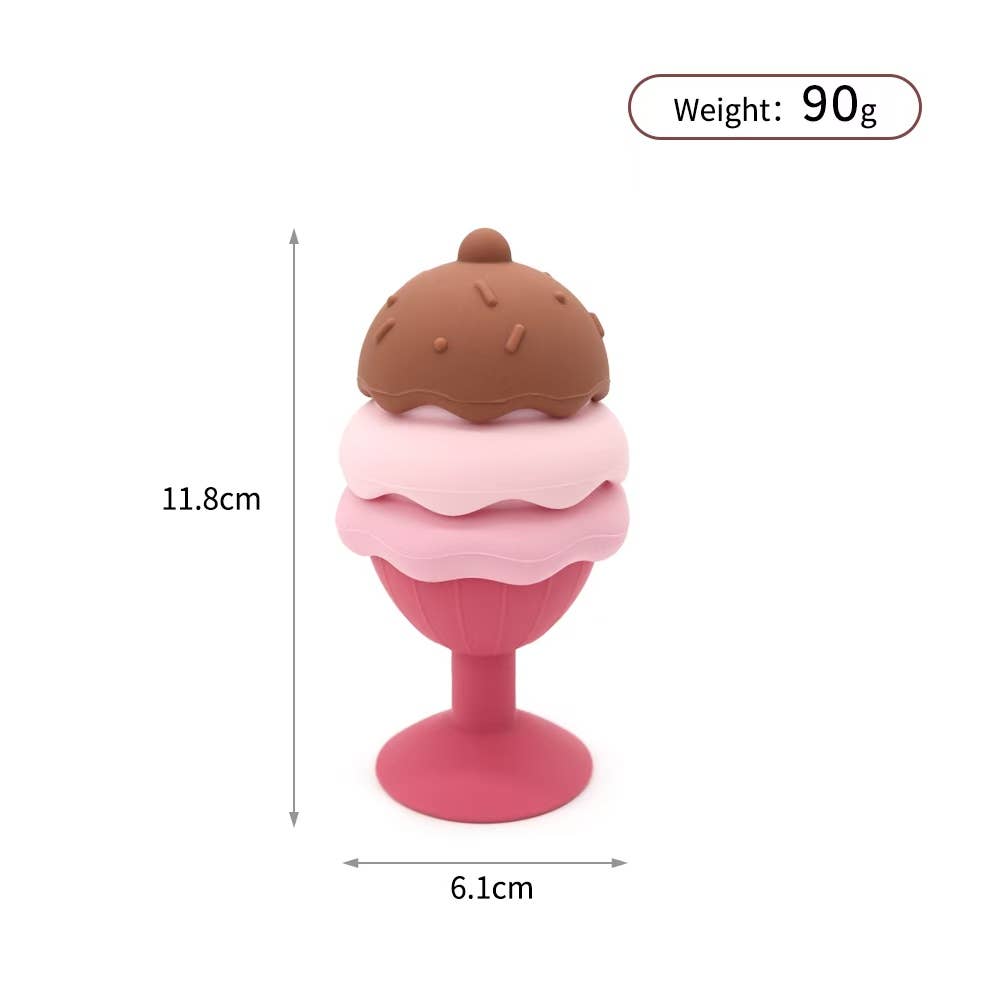 ToysLink - Silicone Ice Cream Stacking Toy