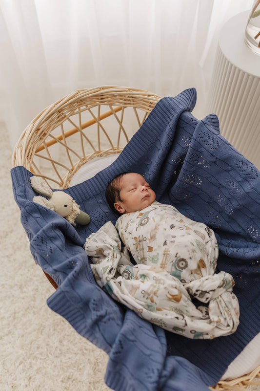 Emotion & Kids - Farm Muslin Wrap/Swaddle