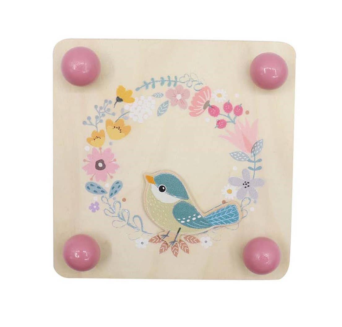 Wooden Bird Flower Press