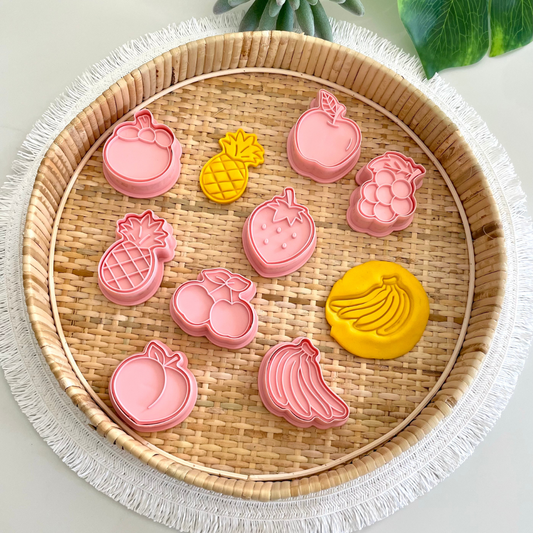 Wild Dough Playdough - Fruit - Cutters and Stamps Set (w/s)