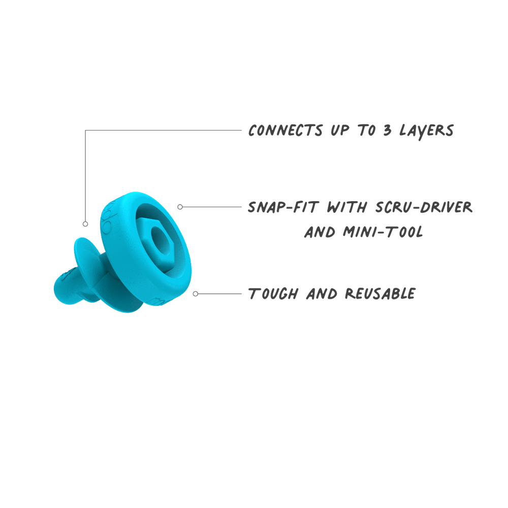 Makedo Australia - Scru 180 | Makedo Cardboard Construction Expansion Pack