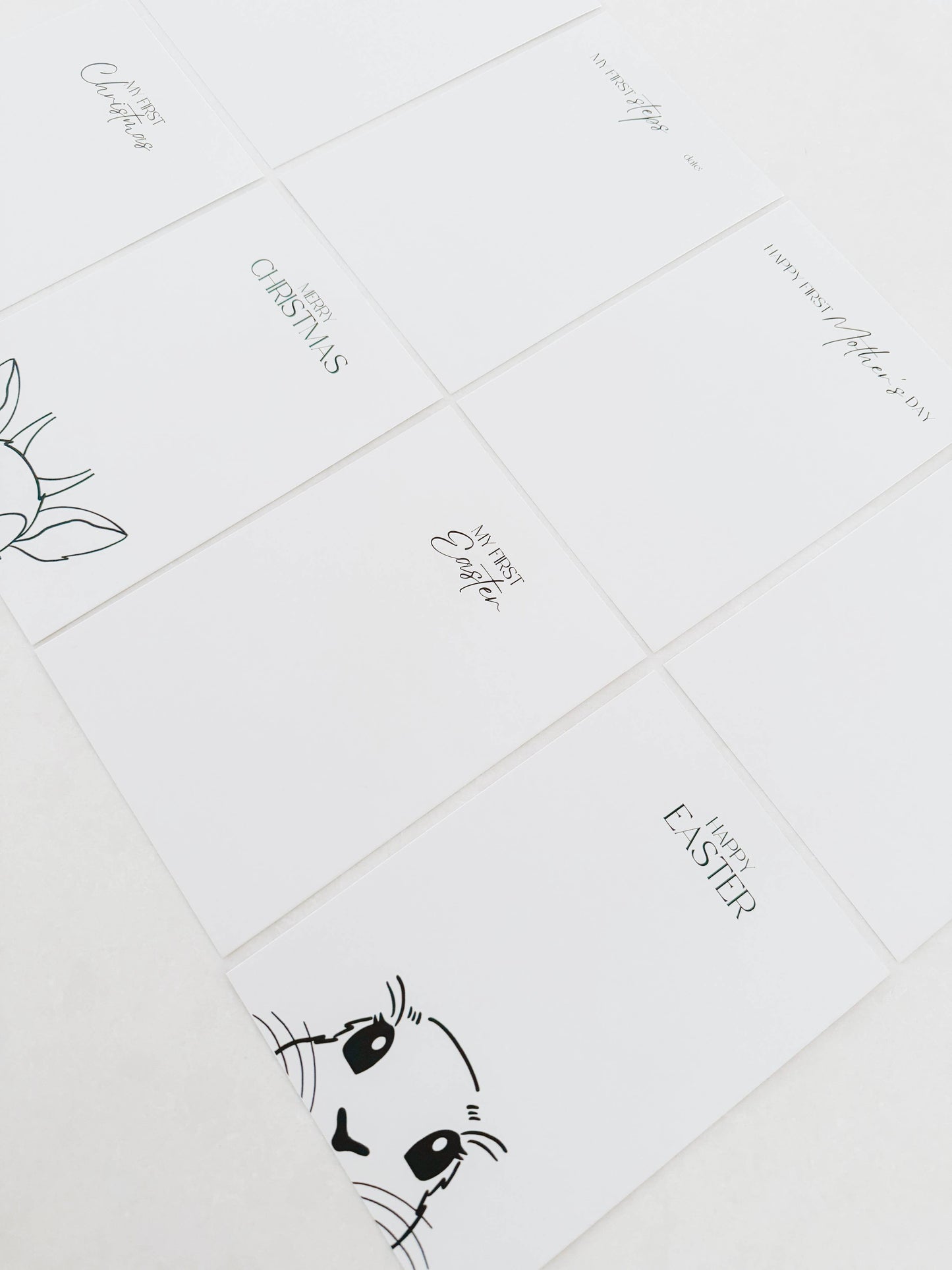 Little Lullaby - ‘My First’ edition - Inkless Milestone Cards