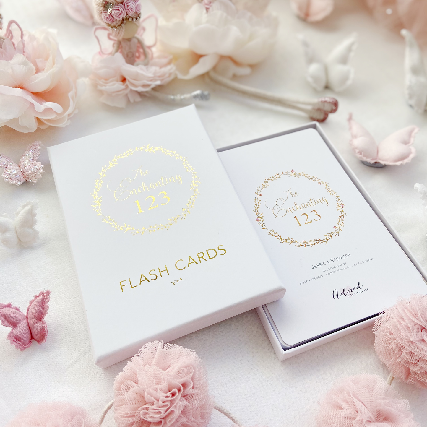 Adored Illustrations - The Enchanting 123 Flash Cards