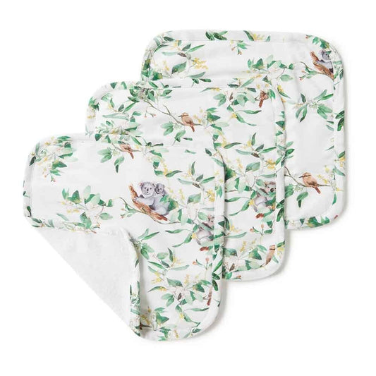 Snuggle Hunny - Eucalypt Organic Wash Cloths - 3 Pack