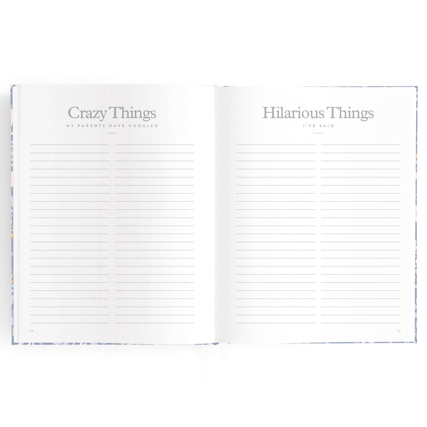 Fox & Fallow - Baby Book Forest Friends Cornflower