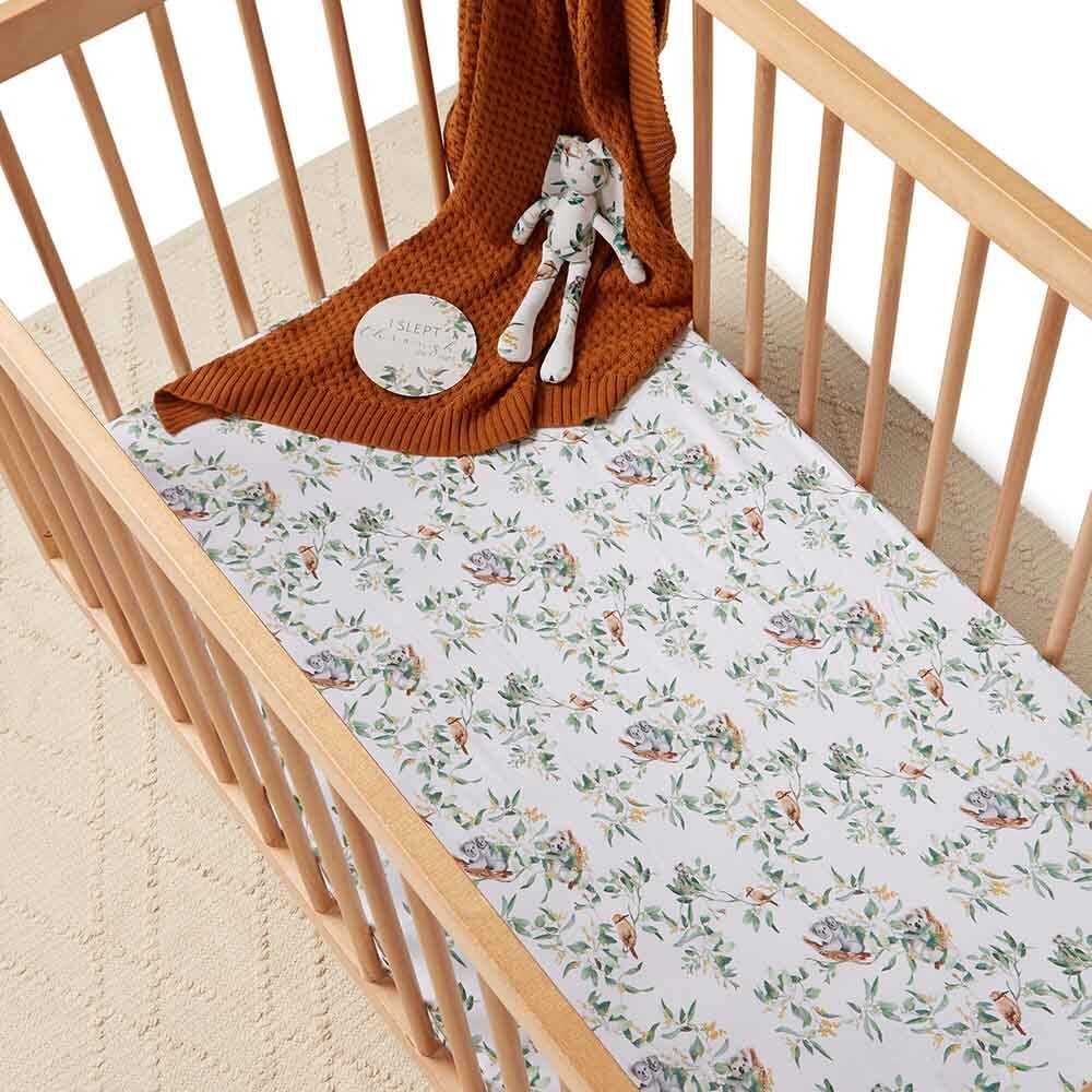 Eucalypt Organic Fitted Cot Sheet