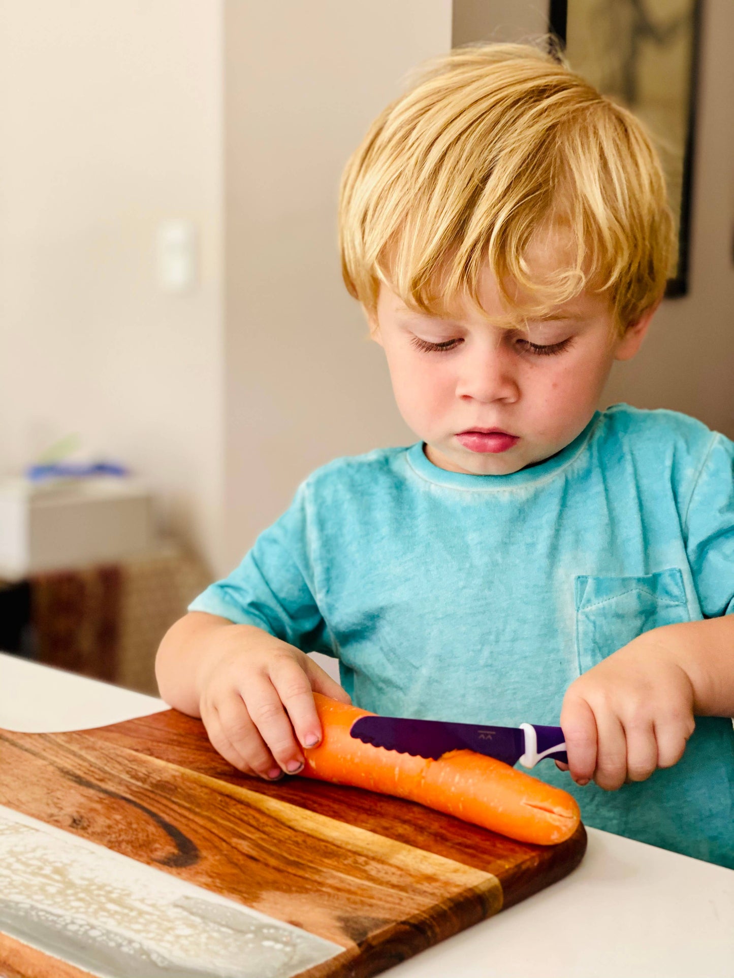 KiddiKutter child safe knife - KiddiKutter Child Safe Knife - Purple