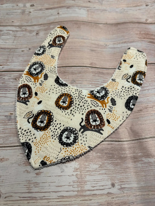 Finished with a Kiss - Baby Bib - Dribble Bib - Leo