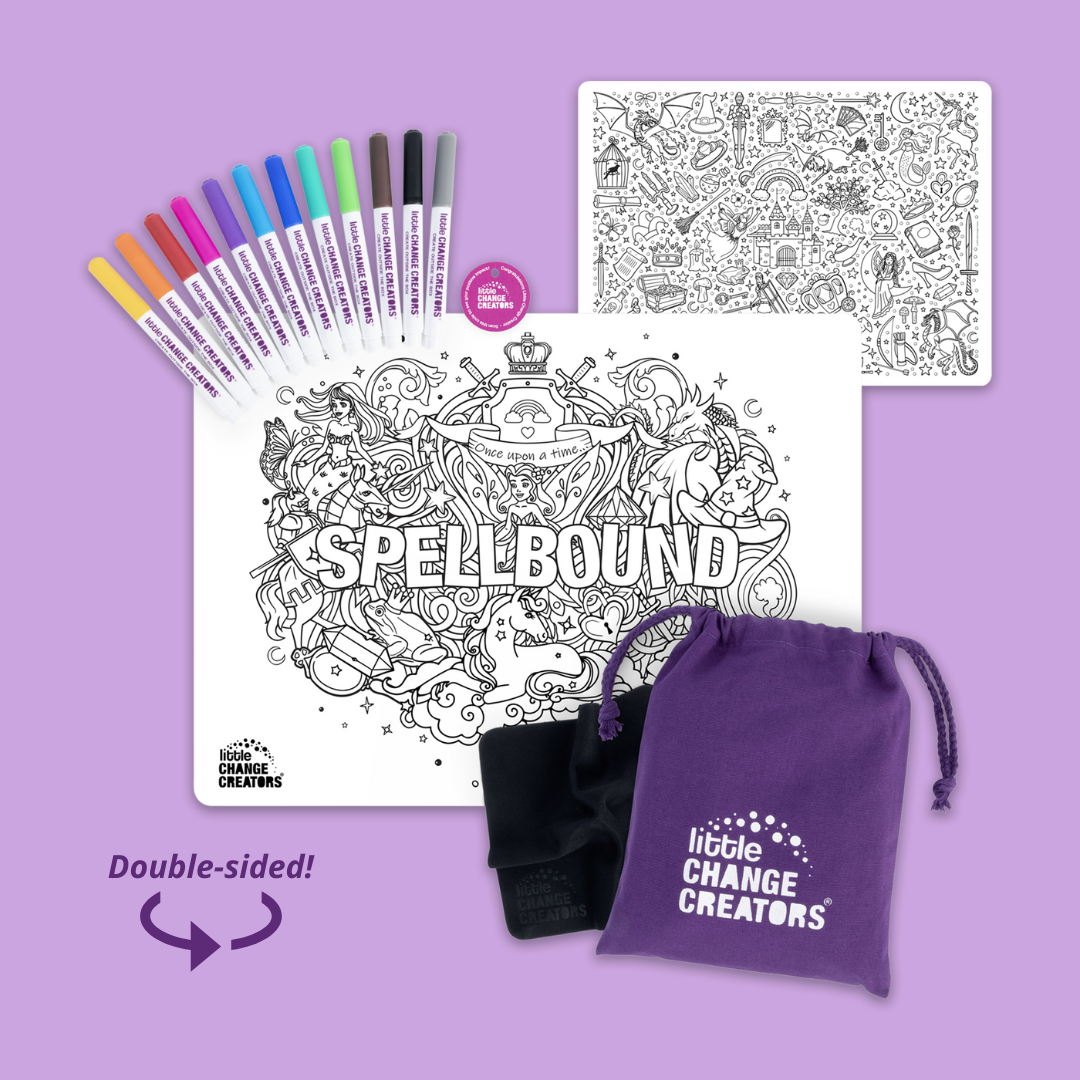 Little Change Creators - SPELLBOUND | Re-FUN-able™ Children's Colouring Set