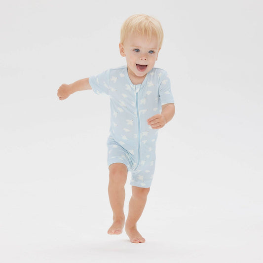 Kynd Baby - Day or Night Onesie Short Sleeve - Birdsong