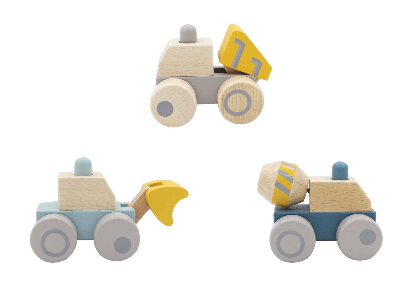 ToysLink - Wooden Squeaky Trucks