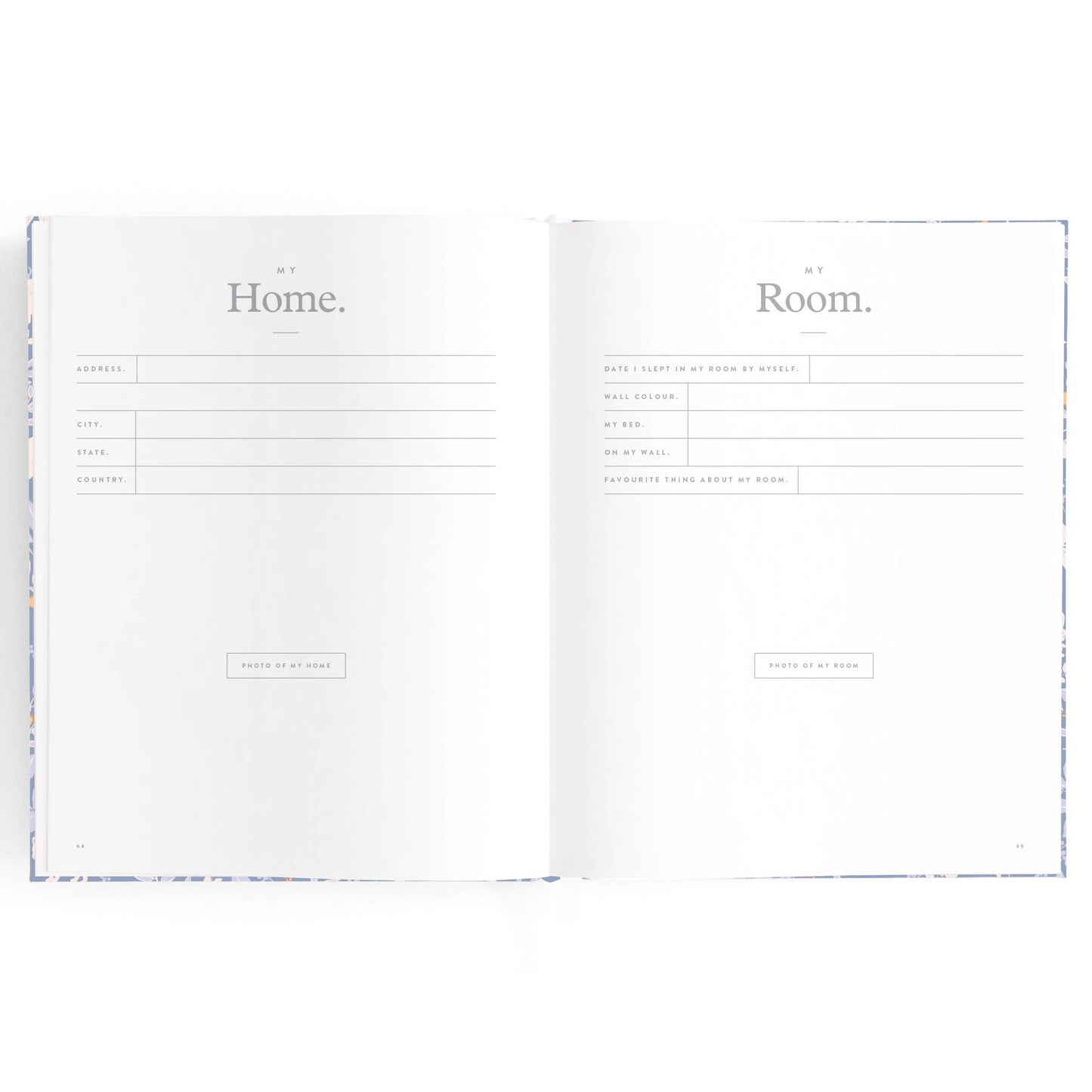 Fox & Fallow - Baby Book Forest Friends Cornflower