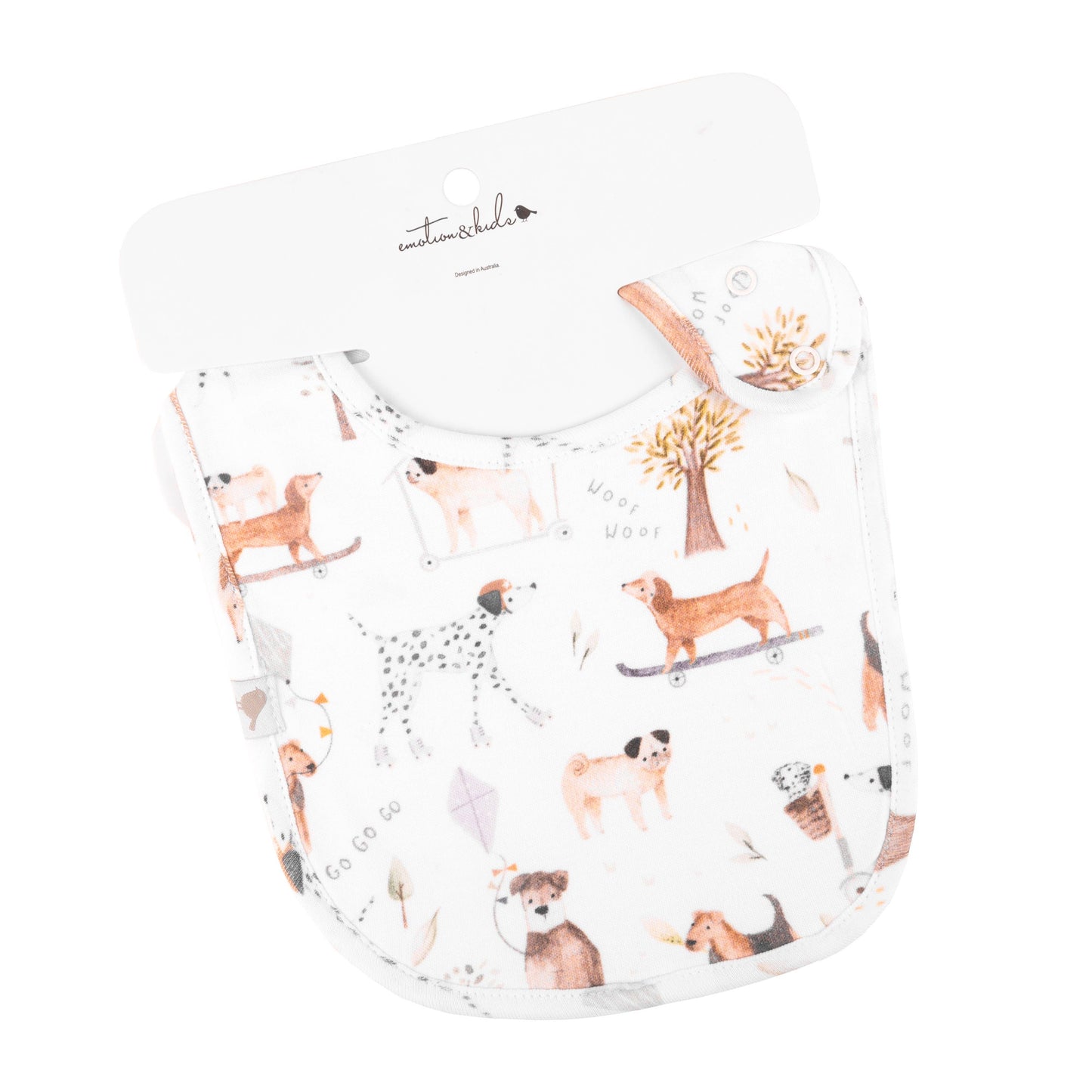 Emotion & Kids - DOGS DAY OUT ORGANIC COTTON BIB