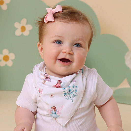 Snuggle Hunny - Fairy Garden Organic Dribble Bib