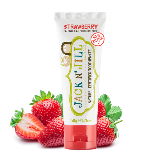 Jack N' Jill Kids -  Jack N' Jill Natural Certified Toothpaste Strawberry 50g