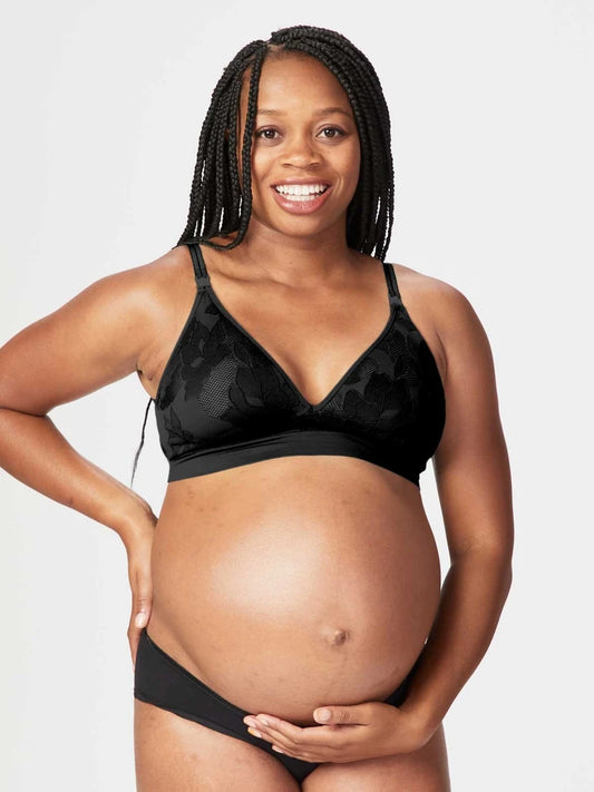 Cake Maternity - Freckles Recycled Maternity & Nursing Bra - Black