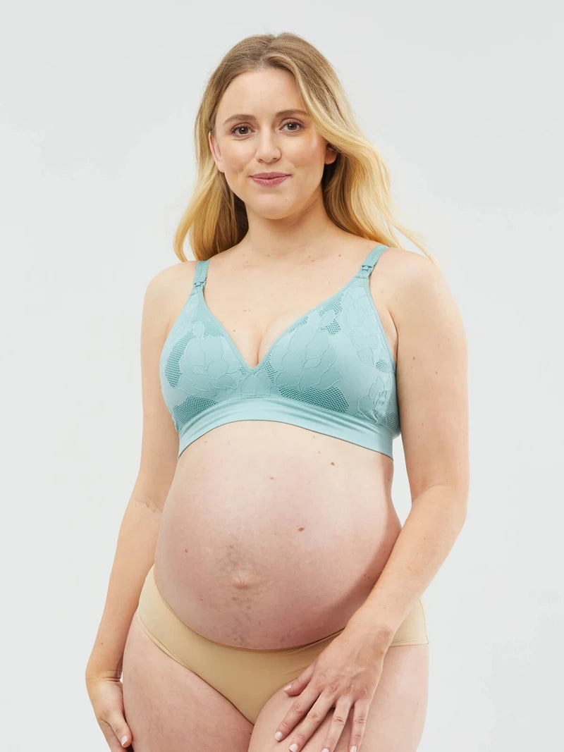 Cake Maternity - Freckles Recycled Maternity & Nursing Bra - Teal