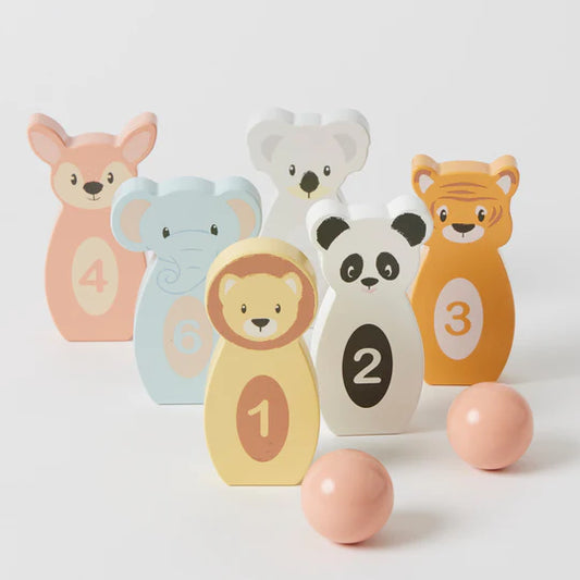 Animal Bowling Set - Zookabee