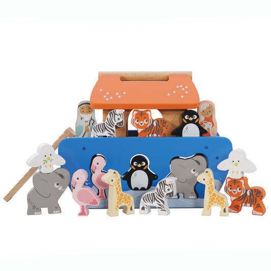 Noahs Ark Animal Shape Shape Sorter 15Pce (LET212)