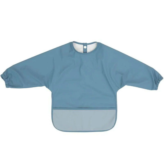 Recycled Long Sleeve Bib - Two Tone Blue