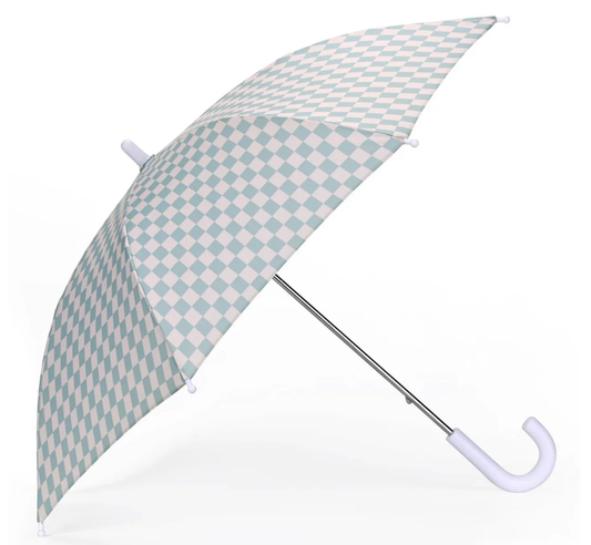 Blue Check Umbrella