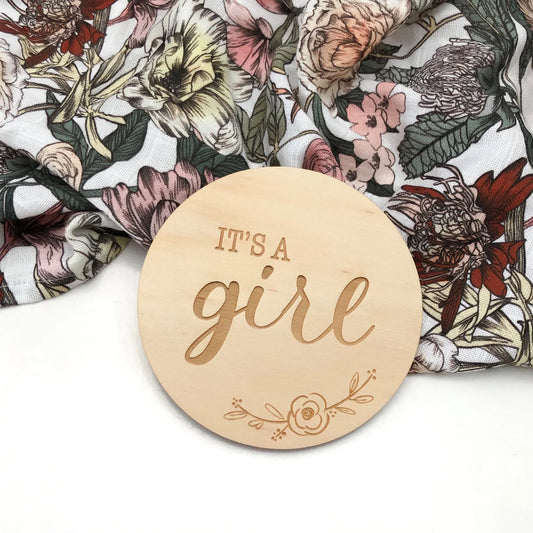 It's a Girl Birth Announcement