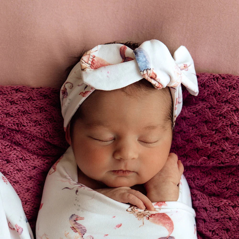 Snuggle Hunny - Mermaid Organic Topknot
