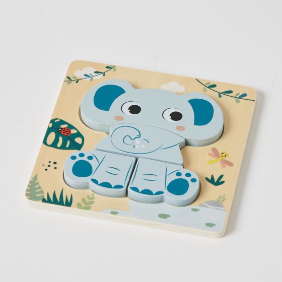 Zookabee - Wooden Elephant Small Puzzle