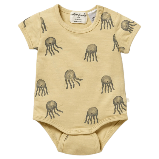 Ollie Octopus Organic Bodysuit