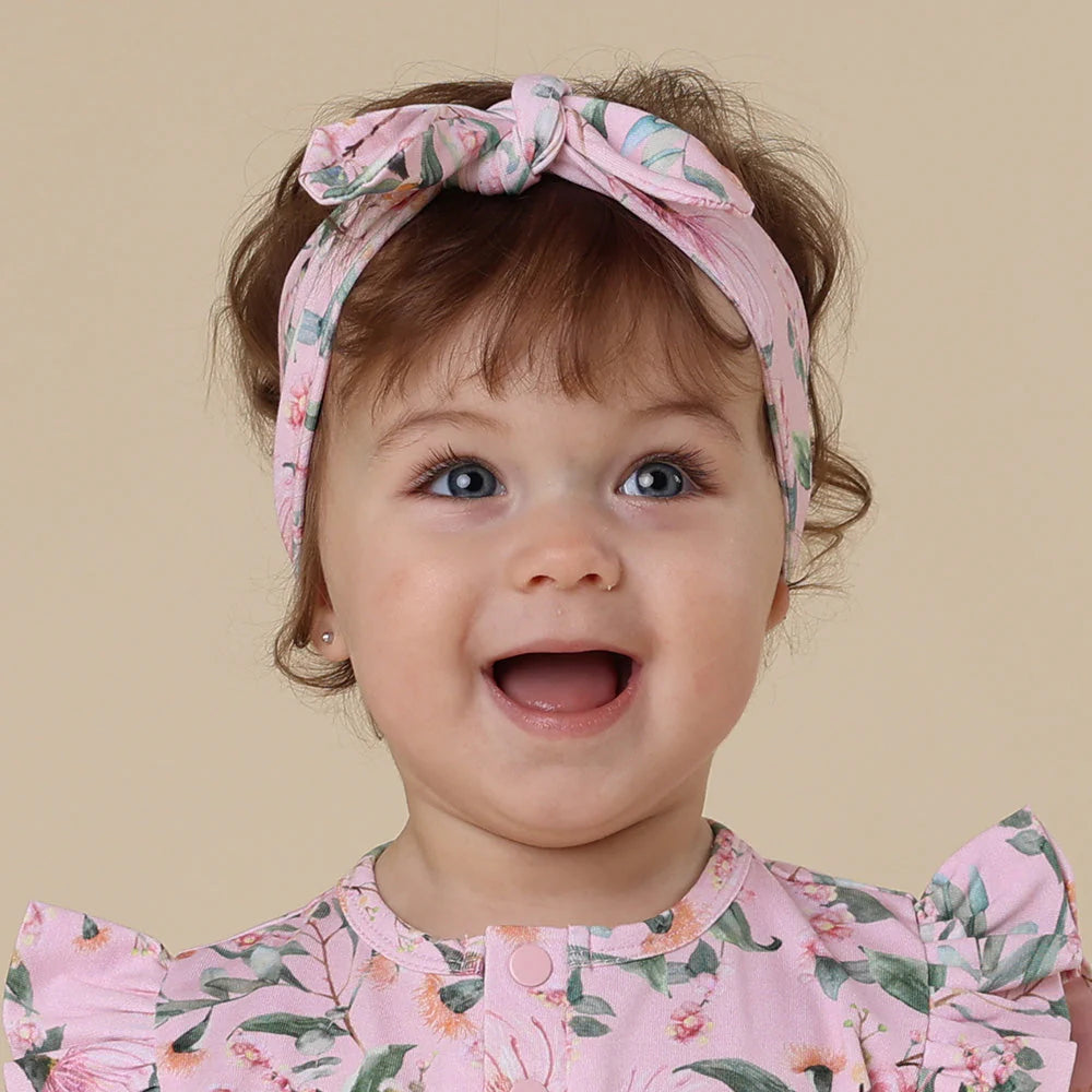 Snuggle Hunny - Pink Wattle Organic Topknot