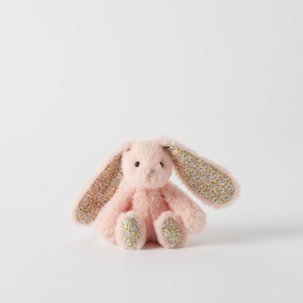 Jiggle & Giggle - Floral Peach Bunny Rattle