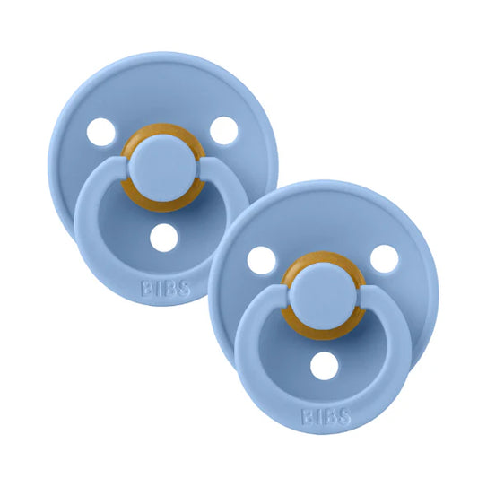 Bibs Dummies - Sky Blue - Round