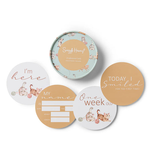 Kittens Milestone Reversible Card Set