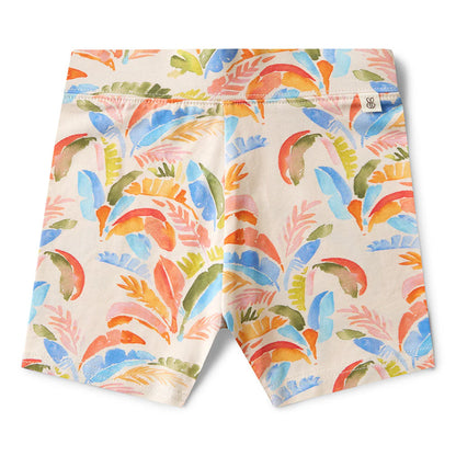 Snuggle Hunny - Summer Palm Organic Bike Shorts
