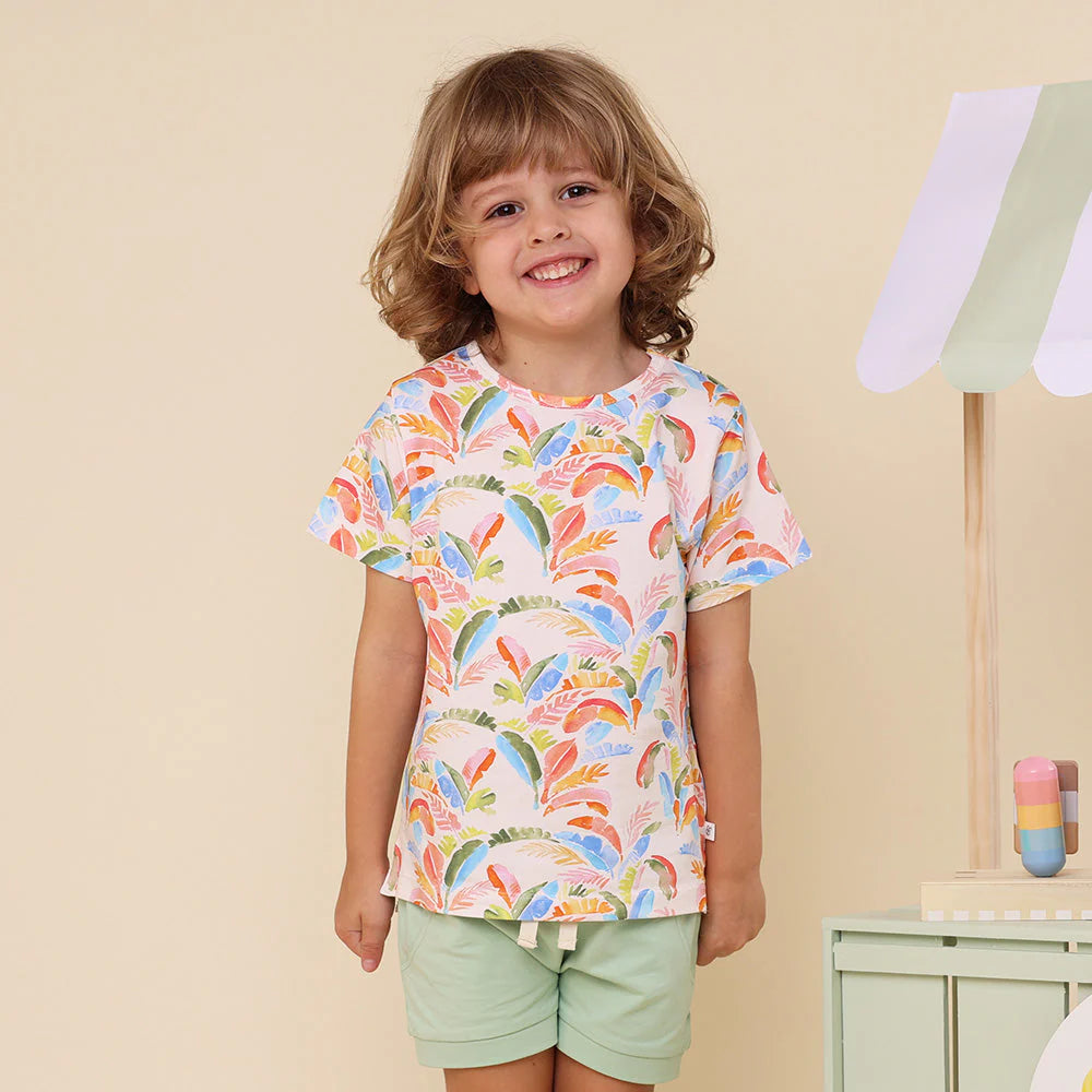 Snuggle Hunny - Summer Palm Organic T-Shirt